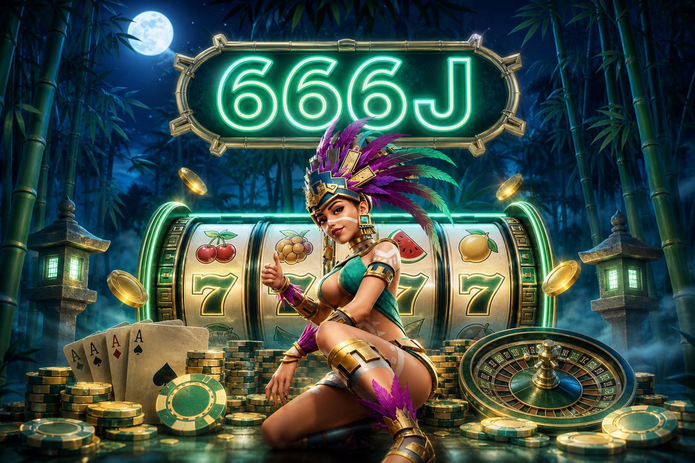 Tampilan daftar hadiah pendaftaran dan bonus harian 666J
